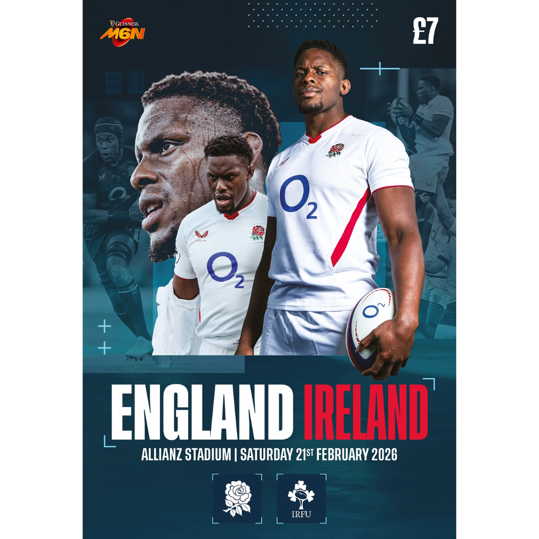 England v Ireland, Guinness Six Nations 2026, Allianz Stadium, 21 February 2026