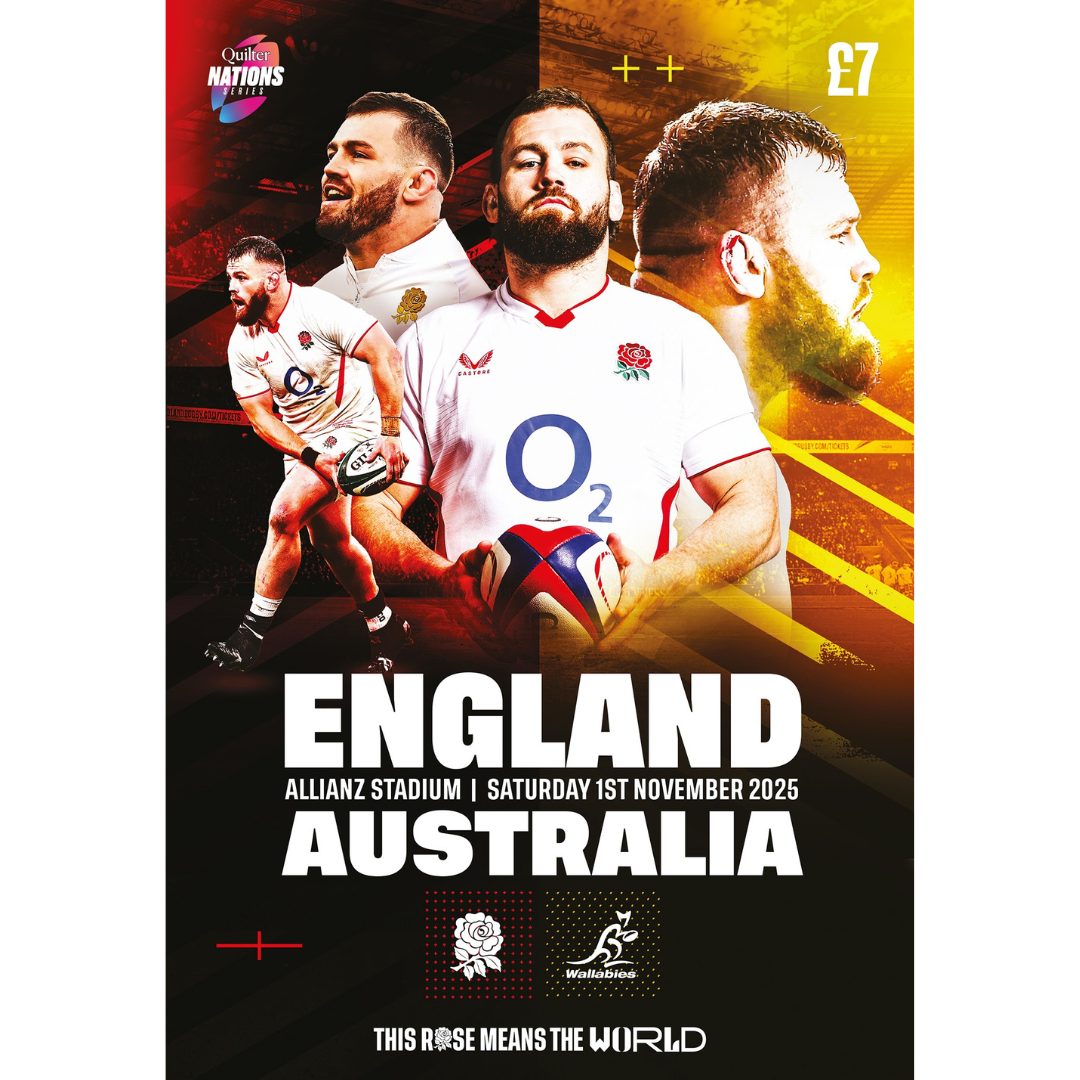 England v Australia, Quilter Nations Series 2025, Allianz Stadium, 1st November 2025