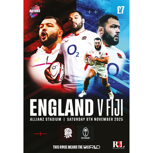 England v Fiji, Quilter Nations Series 2025, Allianz Stadium, 8th November 2025