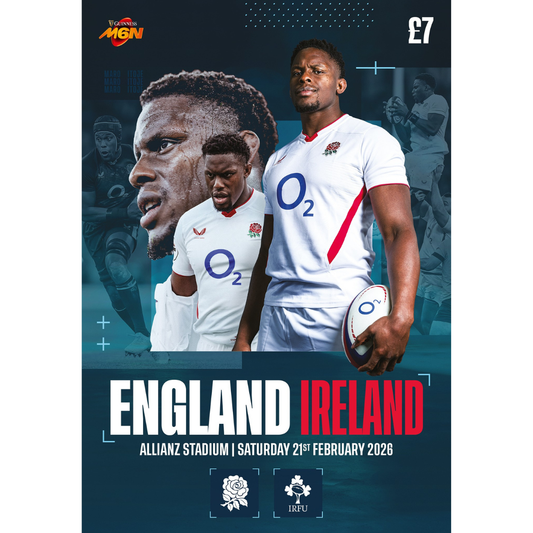 England v Ireland, Guinness Six Nations 2026, Allianz Stadium, 21 February 2026
