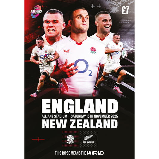 England v New Zealand Quilter Nations Series 2025, Allianz Stadium, 15th November 2025