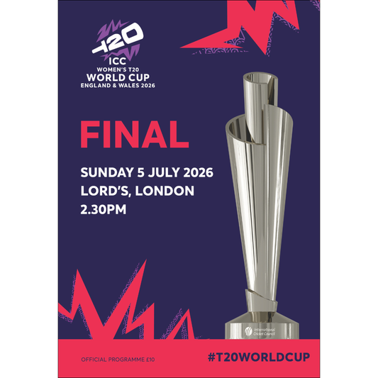 ICC Women's T20 World Cup 2026 - Final Programme