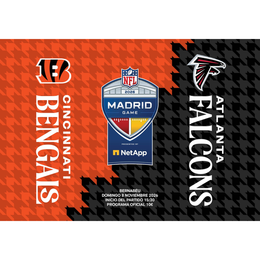 NFL Madrid Game 2026 – Cincinnati Bengals vs. Atlanta Falcons, Santiago Bernabéu Stadium