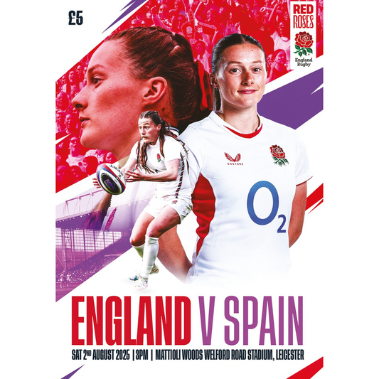 Red Roses v Spain, August 2nd - Mattioli Woods Welford Road Stadium