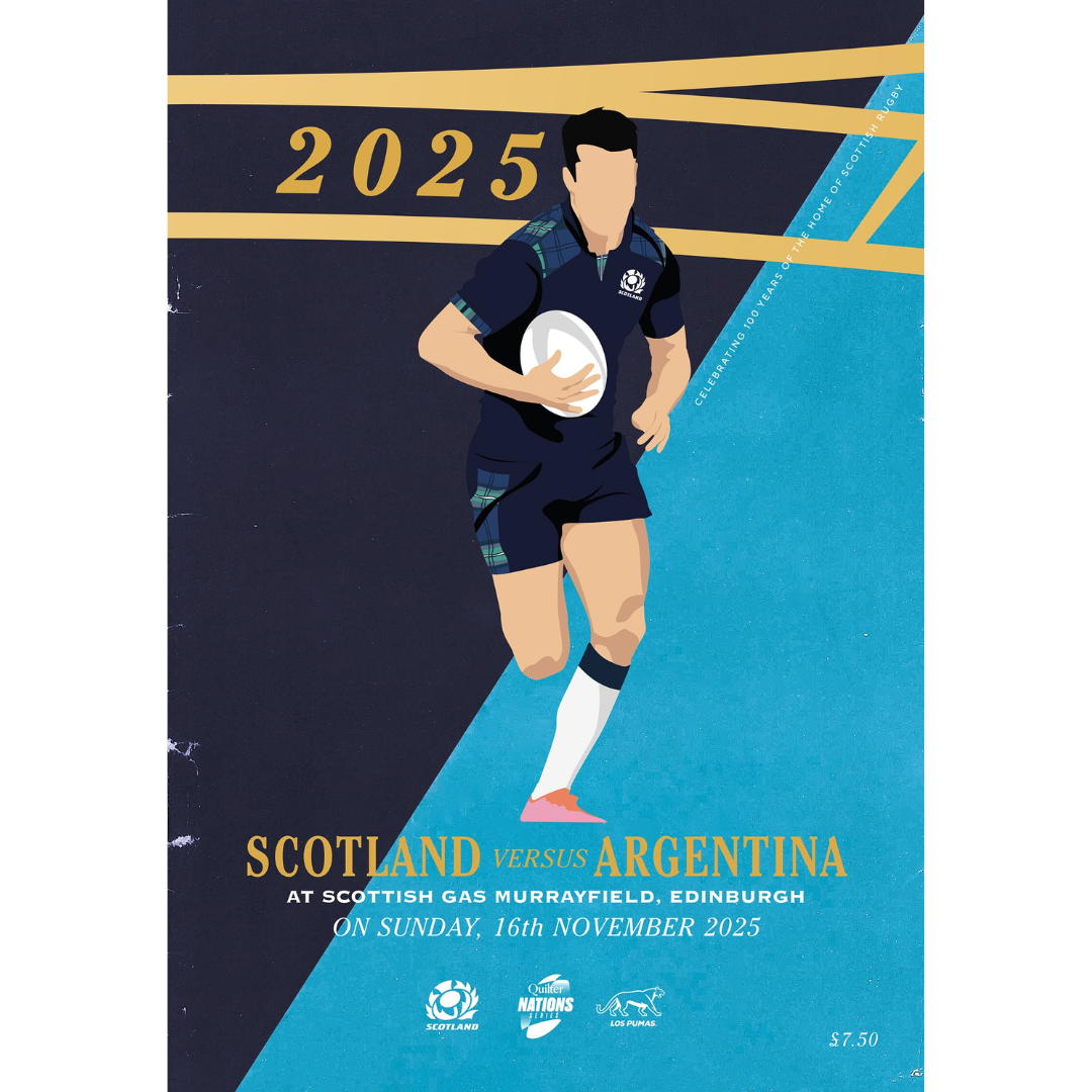 Scotland v Argentina, Quilter Nations Series 2025, Scottish Gas Murrayfield, 16 November 2025