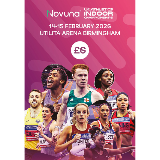 UK Athletics Indoor Championships Birmingham 14-15 February 2026
