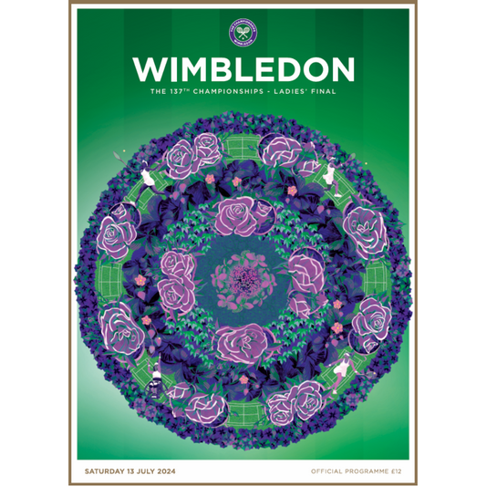 Cover Image for the Official Wimbledon Programme for the 137th Championships - Ladies Final Programme 2024